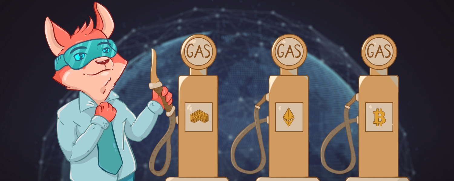 Gas system on the Ethereum blockchain network